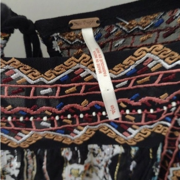 Free People Dance Magic Sheer Tunic/mini dress  size S - Picture 6 of 8